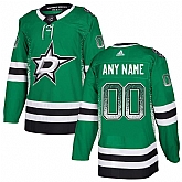 Dallas Stars Green Men's Customized Drift Fashion Adidas Jersey,baseball caps,new era cap wholesale,wholesale hats